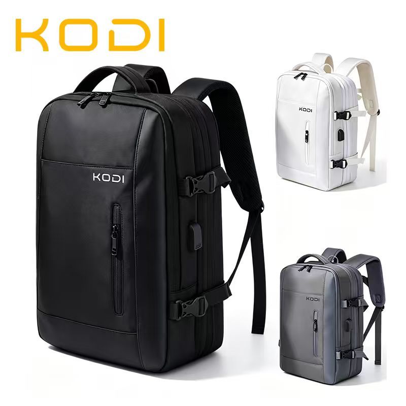 KODI Mochila de Viagem MascuIina e Feminina ImpermeaveI Reforçada Executiva para Notebook USB -Q7