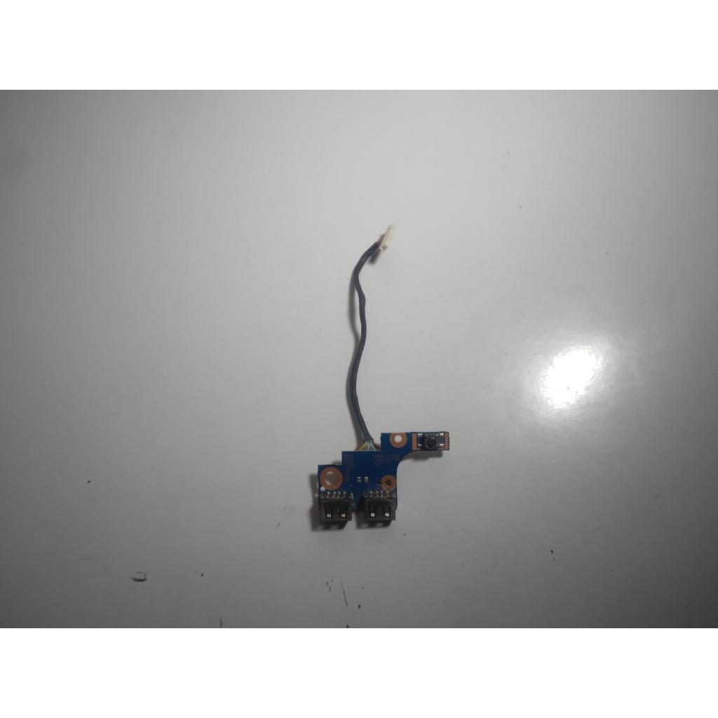 PLAQUINHA USB E BOTAO POWER PARA NOTEBOOK SAMSUNG NP270E4E E NP275E4E