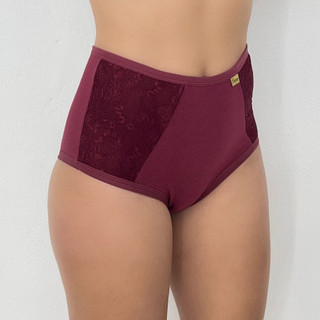 Kit Calcinha Feminina M ao 54 Calçola de Algodão Cós Alto Cotton Plus Size Cintura Alta Qualidade