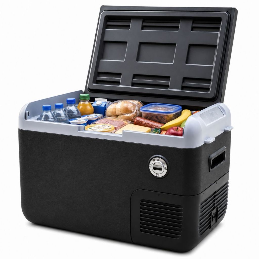 Geladeira Automotiva 30L Quadrivolt Caminhão Carro Motorhome Cooler Elétrico Geladeira Portátil 30L Quadrivolt