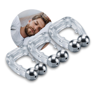 Kit 3 Clipe Dilatador Nasal De Silicone Magnético Anti Ronco Melhor Respiração