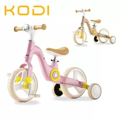 2-10 Bicicleta de Equilíbrio e Triciclo 2 em 1 para Crianças Leve com Som e LED, Anticapotagem -P24