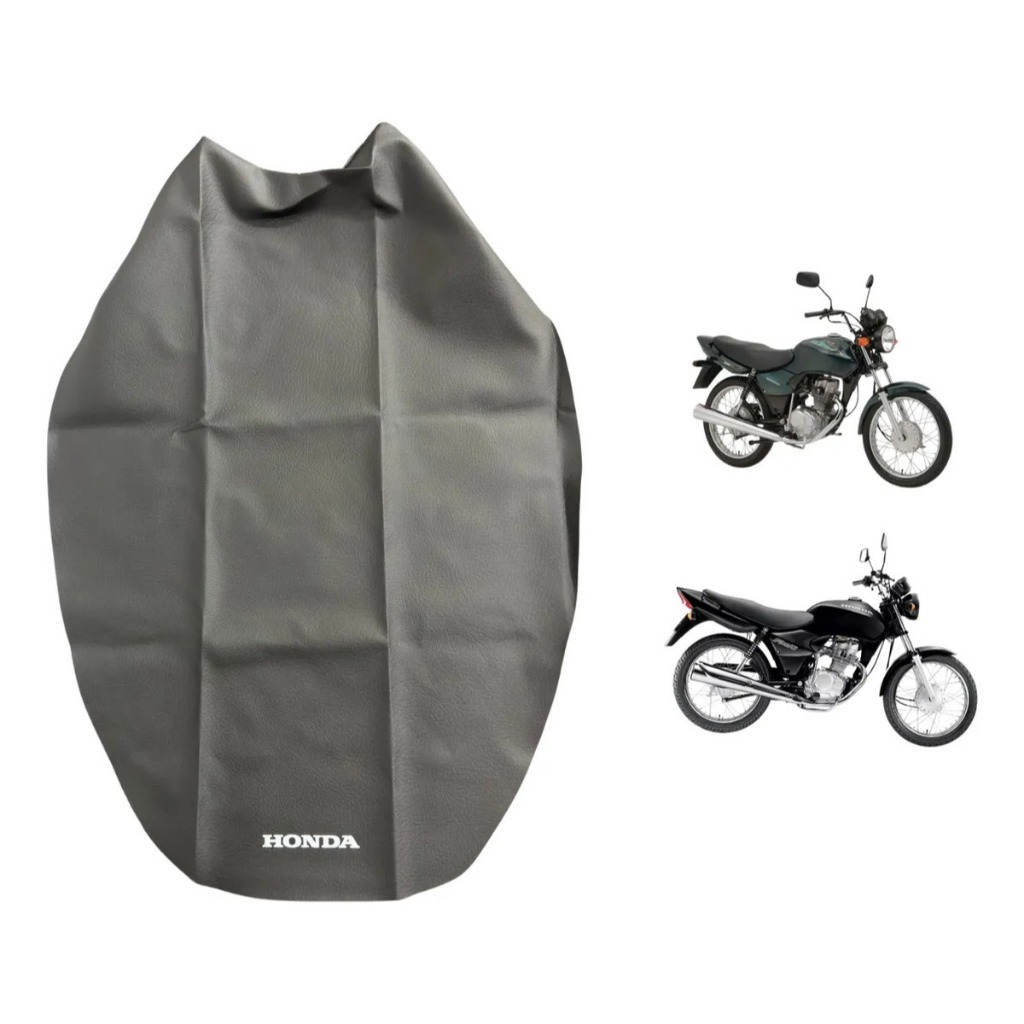 Capa Banco Honda Moto Cg 125 Titan 2000 A 2008 Fan 125 2005 A 2008 Assento Motocicleta Escrita Honda
