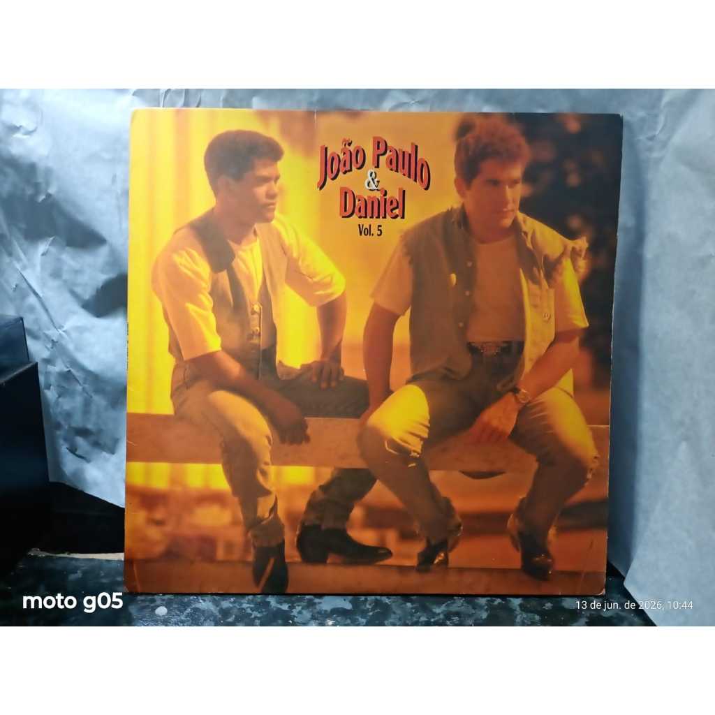 Vinil / Lp - João Paulo E Daniel - Vol 5 + Enc Otimo Vg+