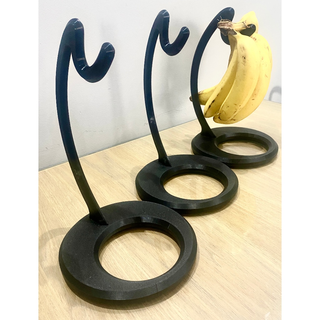 Suporte de Banana Moderno PETG | Porta Banana de Mesa Resistente | Fruteira Decorativa para Cozinha