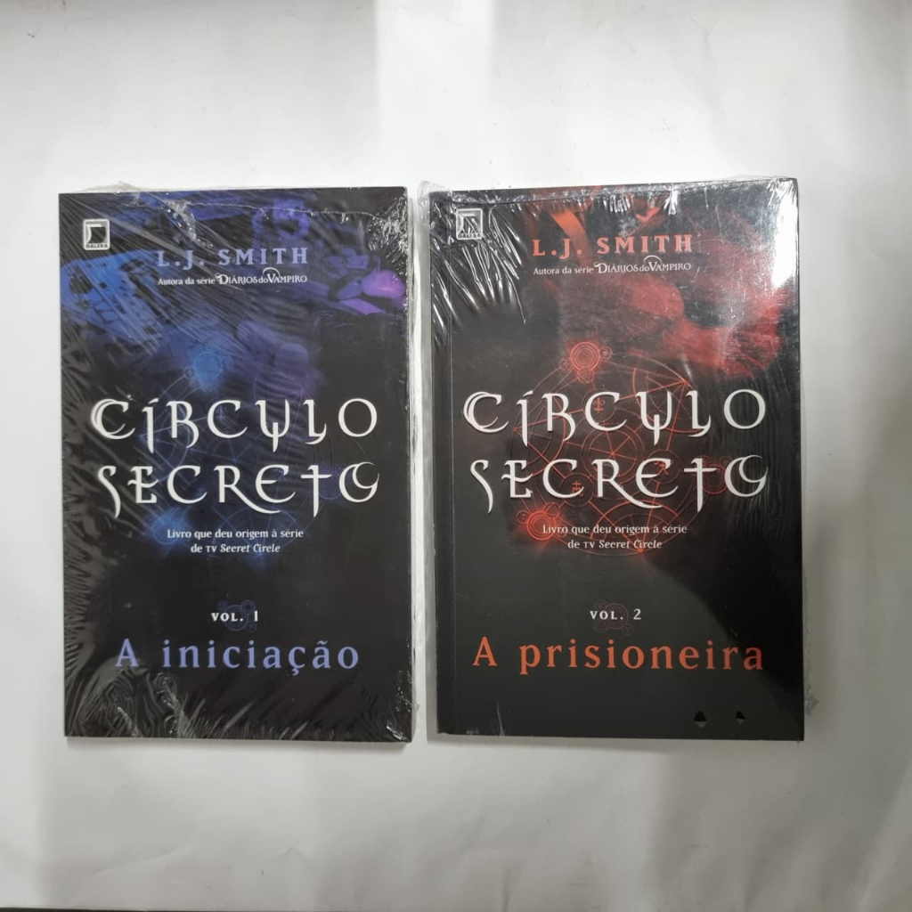Livros Série Círculo Secreto A Iniciação (v1) e A Prisioneira (v2) por L .J. Smith