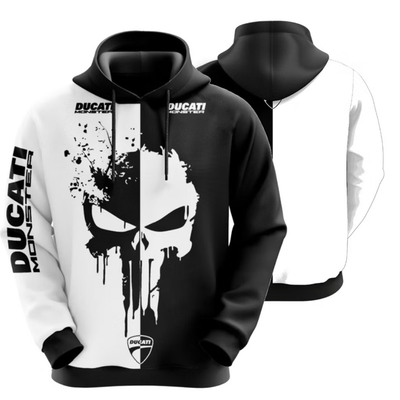 moletom DUCATI blusa de frio masculino e feminino blusa caminhoneiro casaco motoqueiro blusa para andar de moto