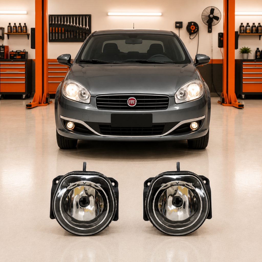 Imagem Farol De Milha Neblina Fiat Linea 2009 2010 2011 2012 2013 2014 2015 2016