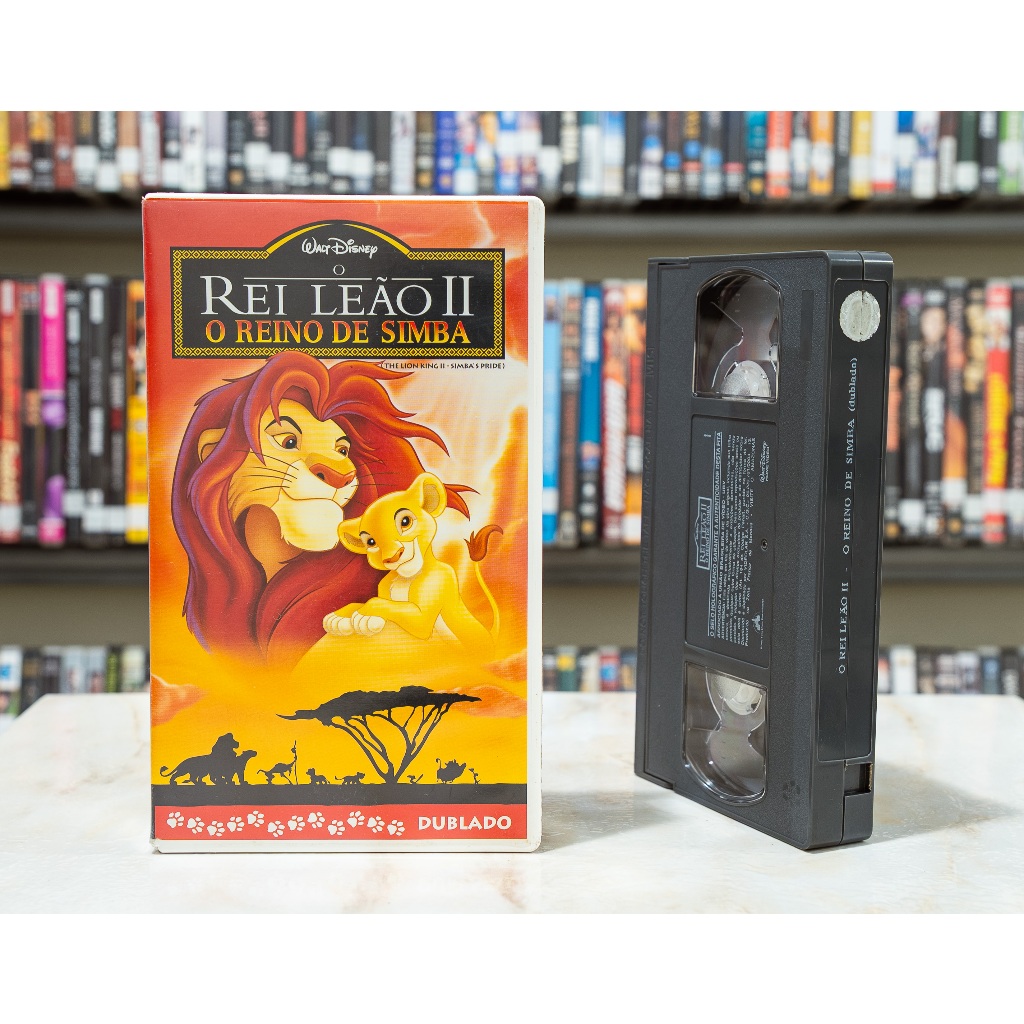 VHS O Rei Leão 2 - O Reino de Simba - DUBLADO - Original - Fita de Vídeo Filme Desenho Animado - Disney (Scar Mufasa)