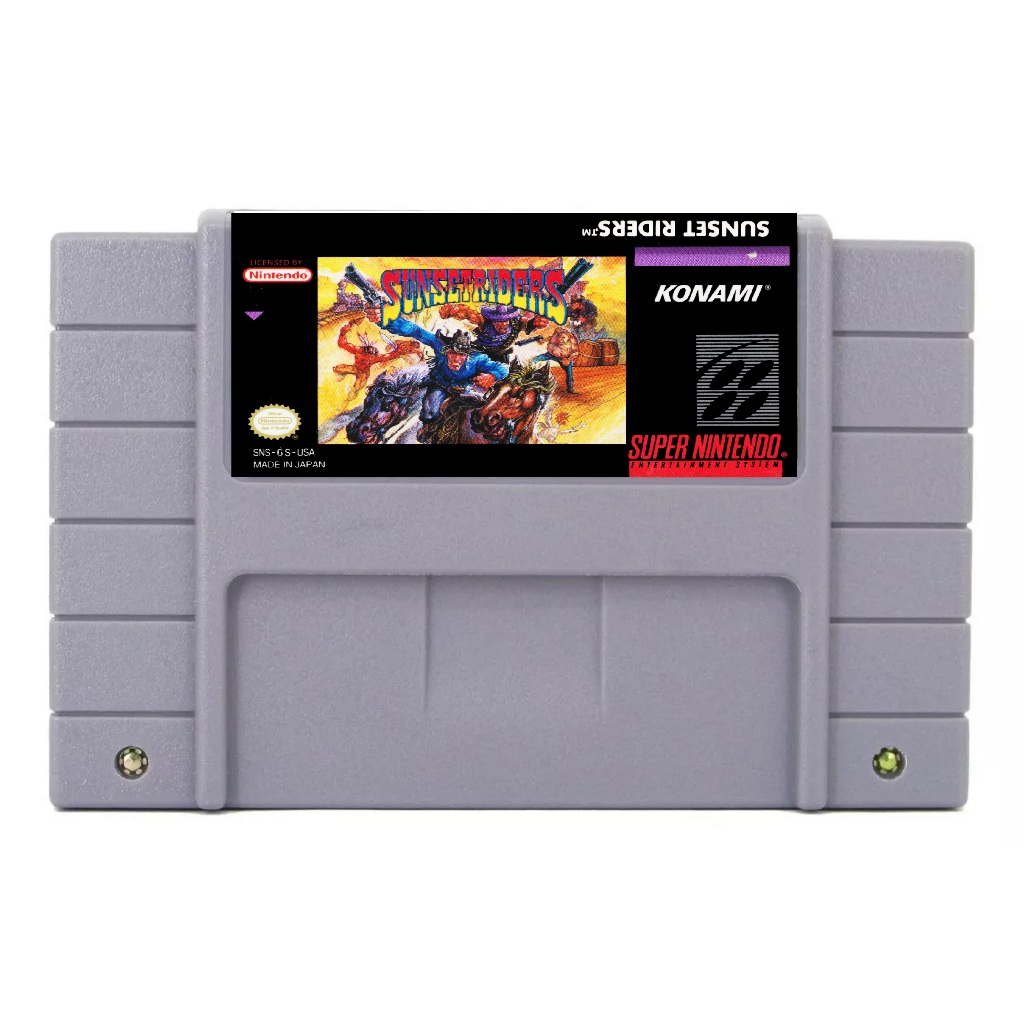 Sunset Riders Velho Oeste Legendado em Português Super Nintendo Snes