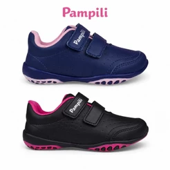 Tênis Infantil Meninas Pampili Honey Fácil de Calçar
