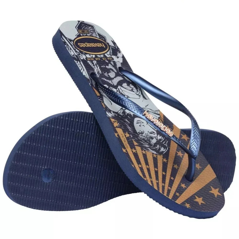 Chinelo Havaianas Slim Warner Classics Mulher Maravilha