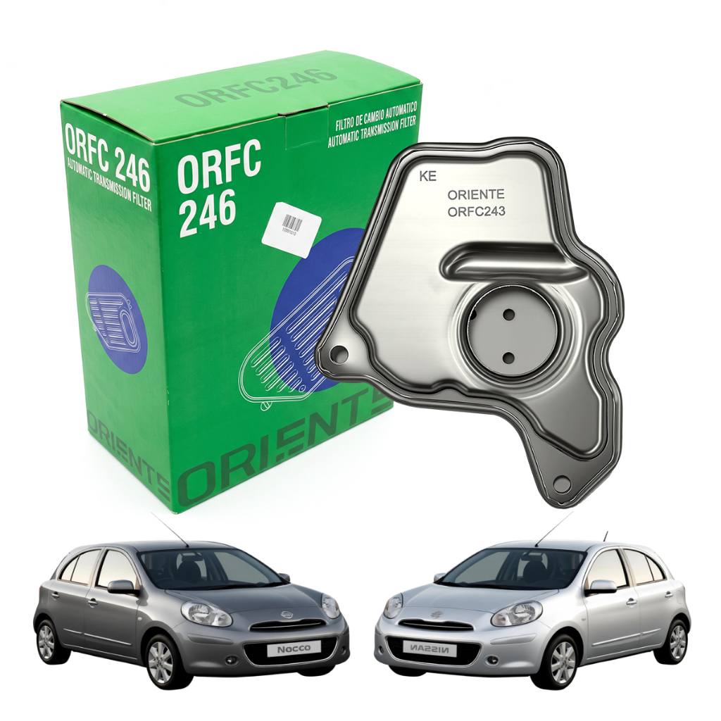Filtro Câmbio Automático Nissan March Versa 1.6 CVT 2016 a 2025 Com junta