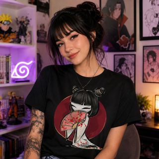 Camiseta Retro Japonesa Personagem Anime Unissex 100% Algodão Lançamento Envio Imediato