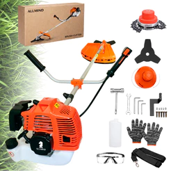 Roçadeira Aparador Capinadeira Cortador de Grama A Gasolina 2t Sabre De Poda 30cm