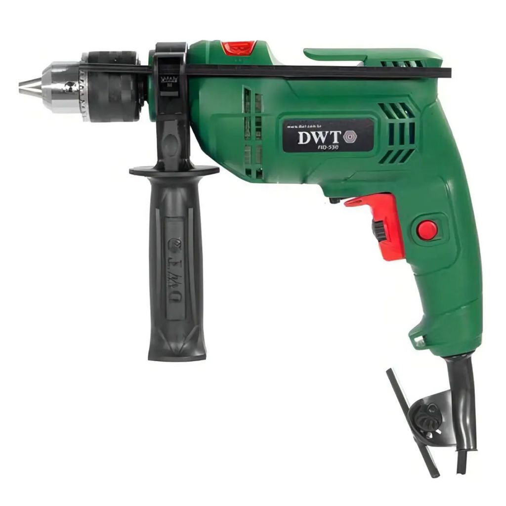 Furadeira de Impacto 1/2 DWT 550W 220V Mandril 13mm Reversível Para Concreto Alvenaria