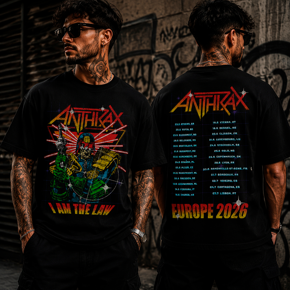 Camiseta Basica e OVERSIZED Anthrax Spreading The Disease Rock Metal Grunge Vintage Unissex