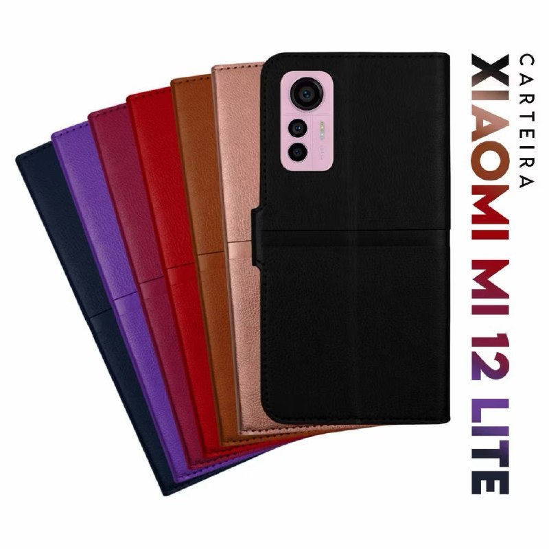 Capa de carteira flip cover XIAOMI MI 12 LITE
