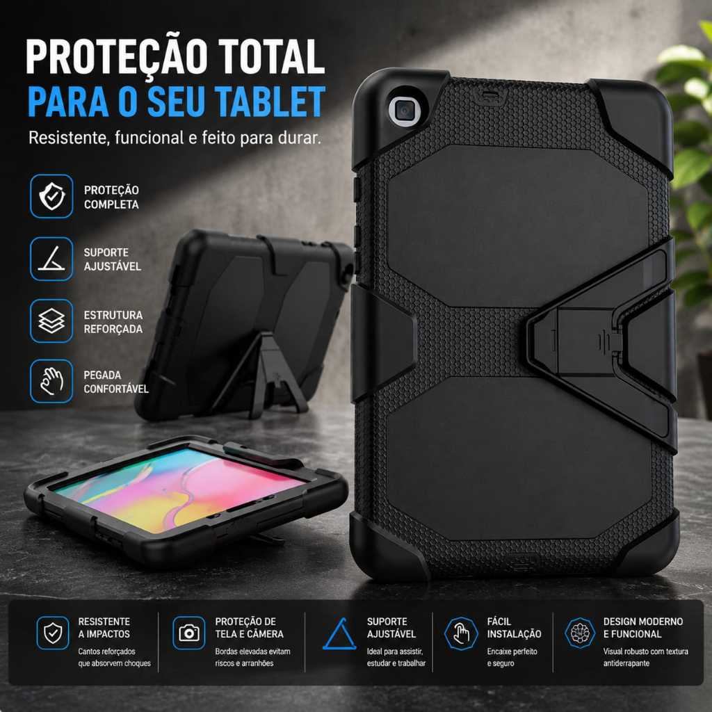 Capa para Samsung Galaxy Tab A9 Plus Tela de 11'' Polegadas Modelo SM-X216 Capin