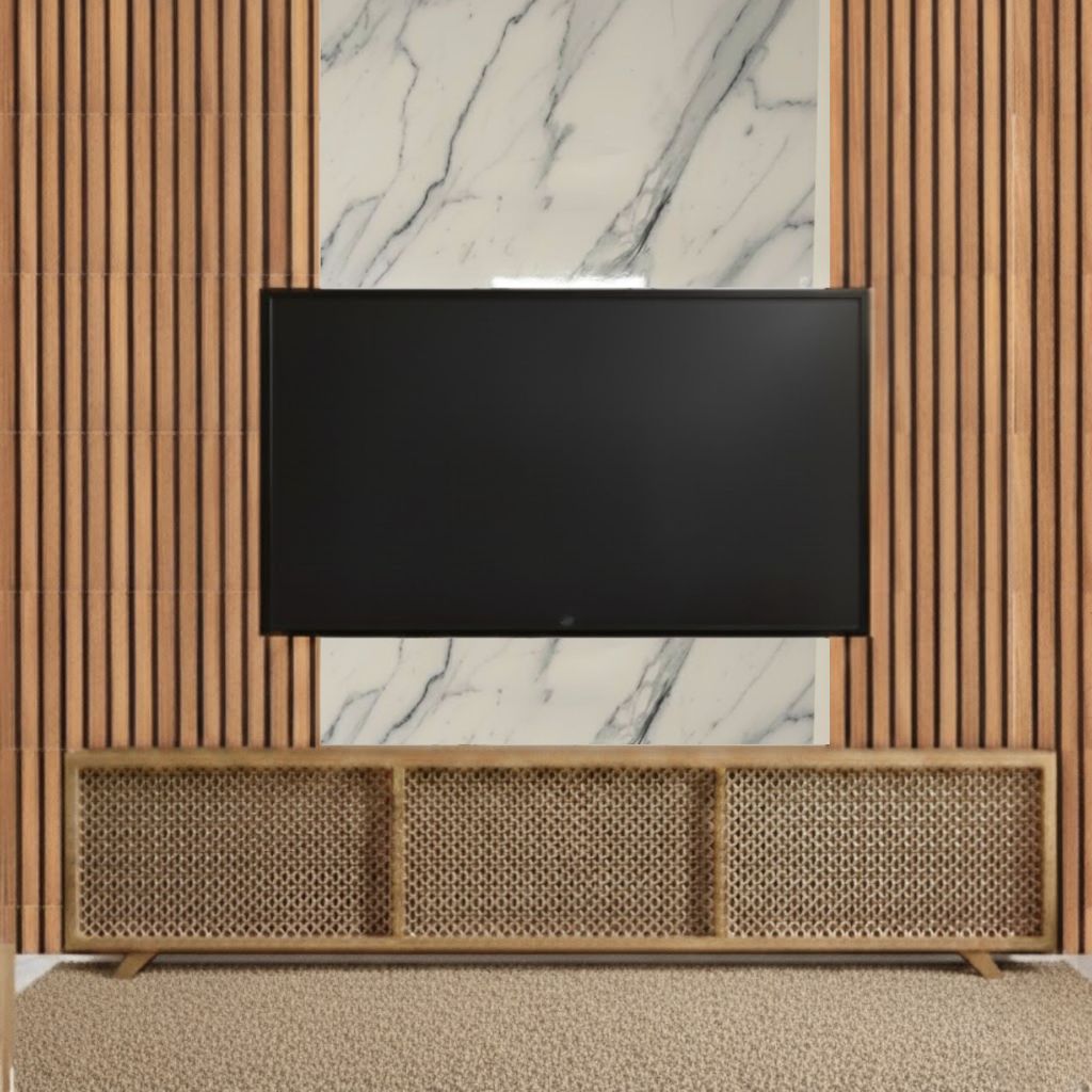 Painel Placa Adesiva Parede Marmore Madeira Ripado Decoracao Sala Cozinha