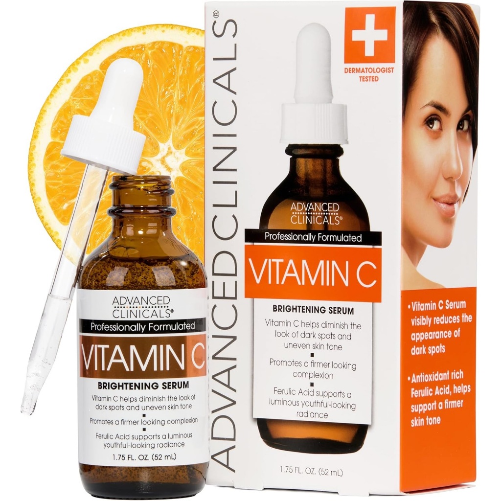 Sérum facial com vitamina C da Advanced Clinicals, 52 ml IMPORTADO EUA
