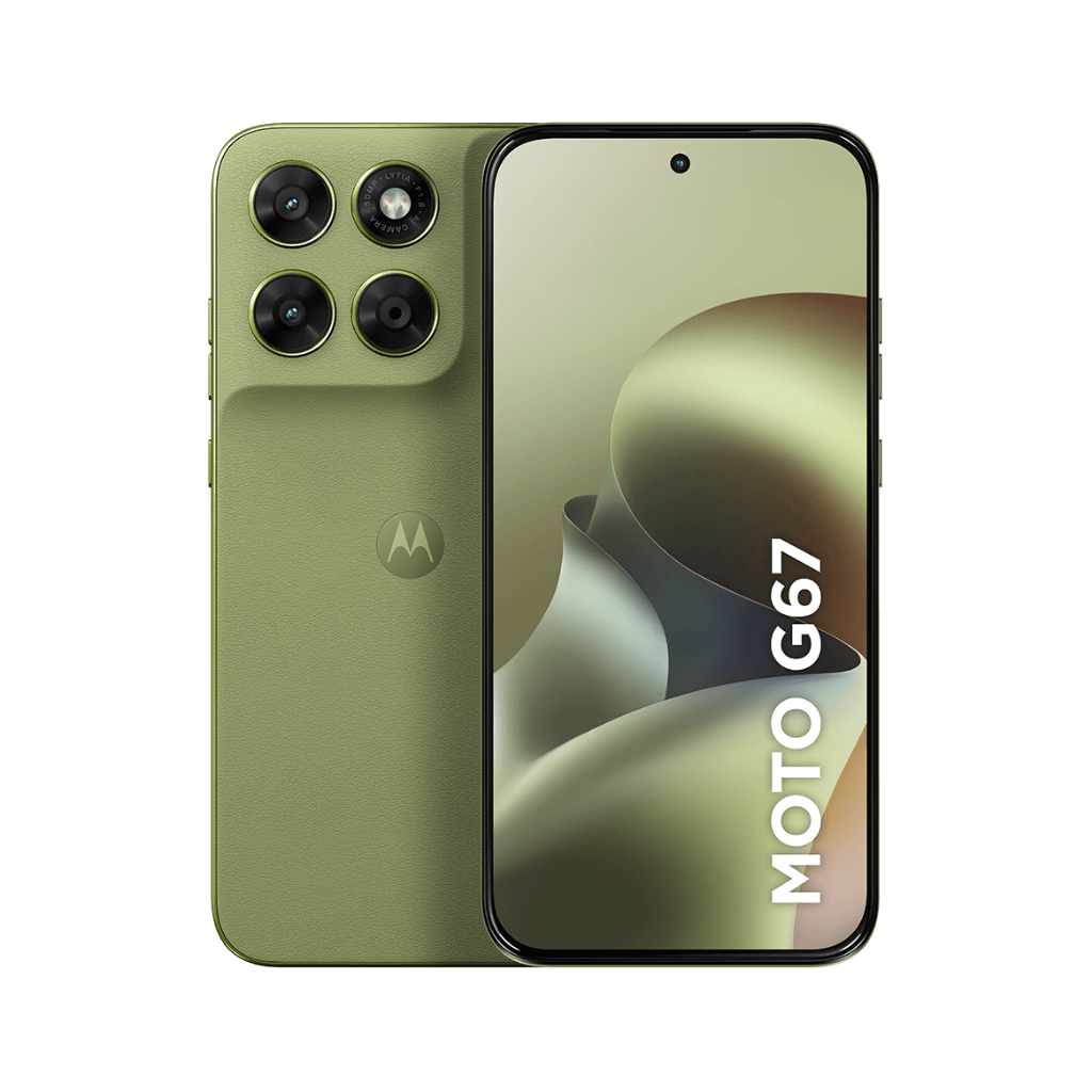 Smartphone Motorola Moto G67 256GB, 5G, 12GB RAM Boost*, Tela 6.7 FHD+, Câm. 50MP - Verde Claro