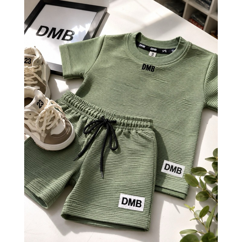 Conjunto  PREMIUM ENCORPADO-gramatura 255 masculino Menino Estiloso Infantil | - conjunto JOSUE menta