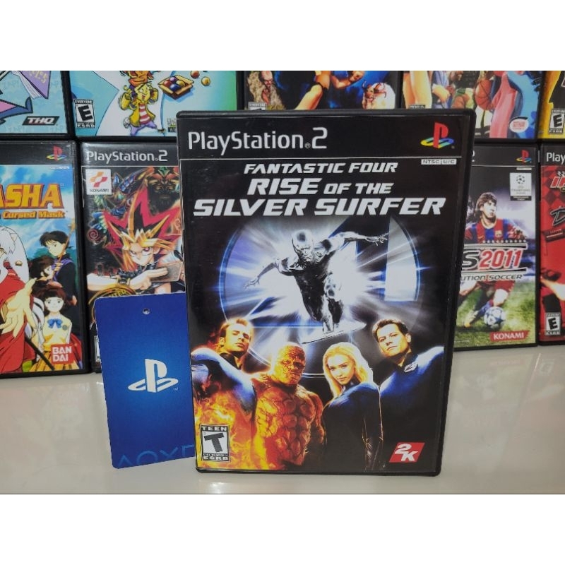 Fantastic Four Rise of the Silver Surfer PS2 - CD Original Mídia Física (Encarte reprô)