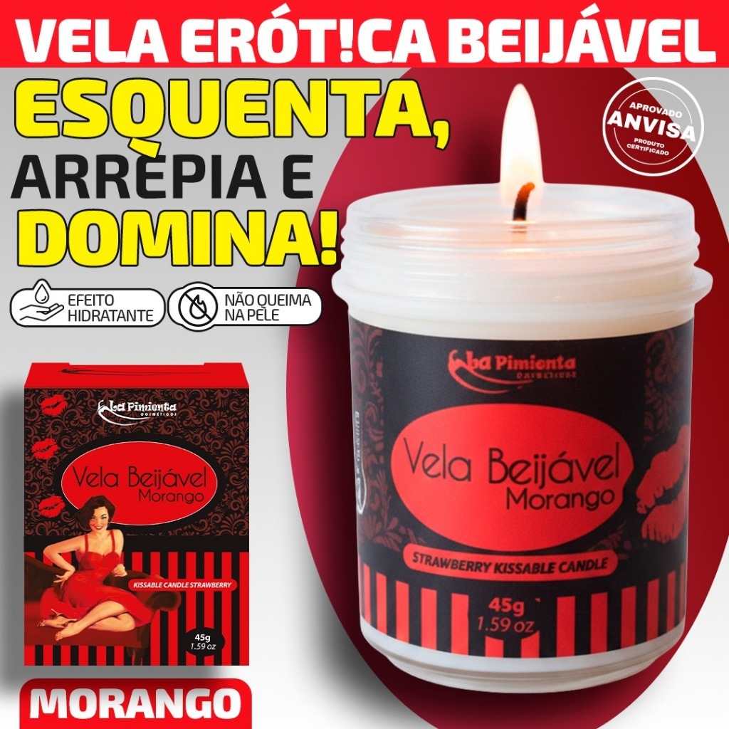 VELA BEIJÁVEL ILUMINE A NOITE E DEIXE A QUÍMICA ACONTECER