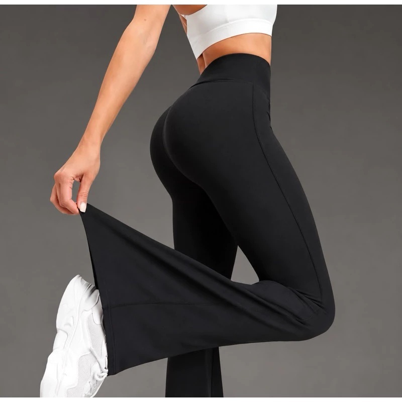 Legging Flare Calça Feminina Fitness Boca de Sino Suplex