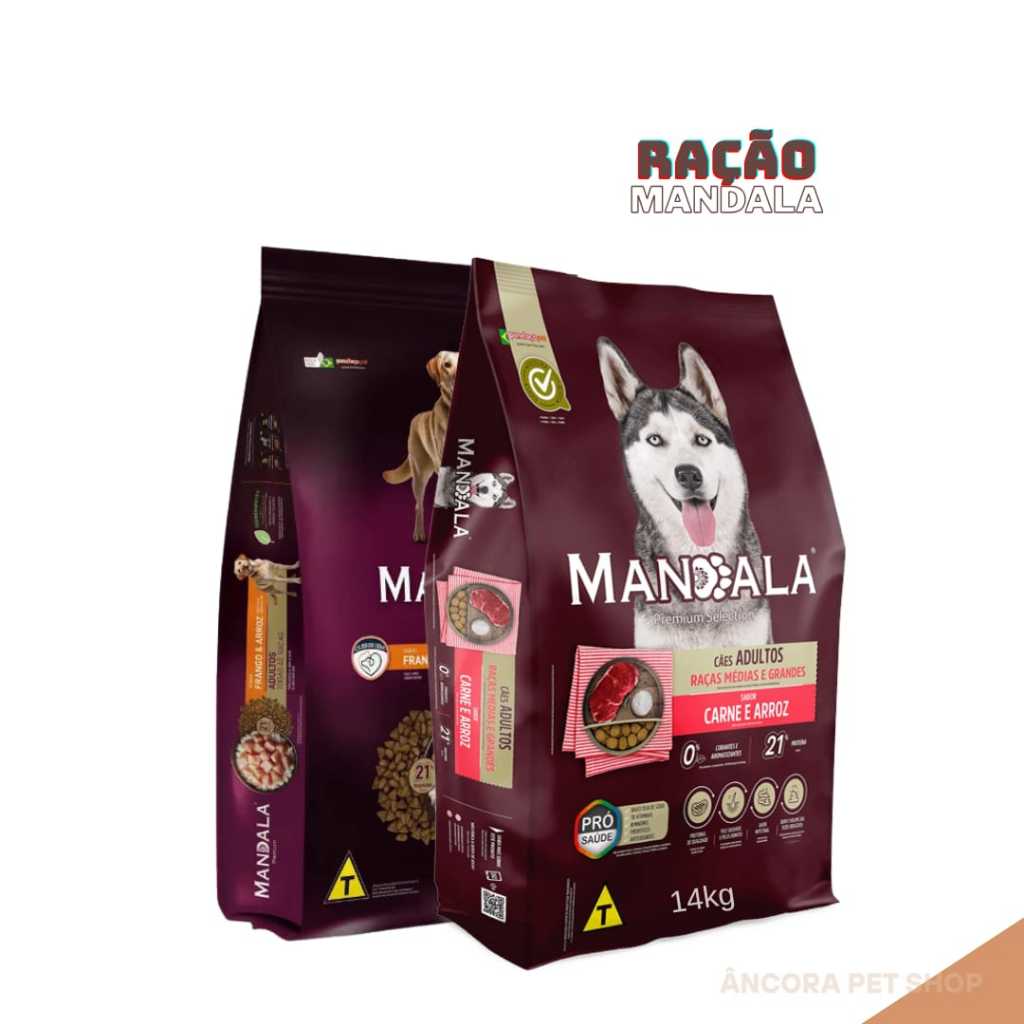 Ração Mandala Cão Adulto - Escoher