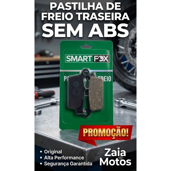 PASTILHAS DE FREIO TRASEIRA - XRE 300 Nx 400/FALCON — imagem 2 de 2