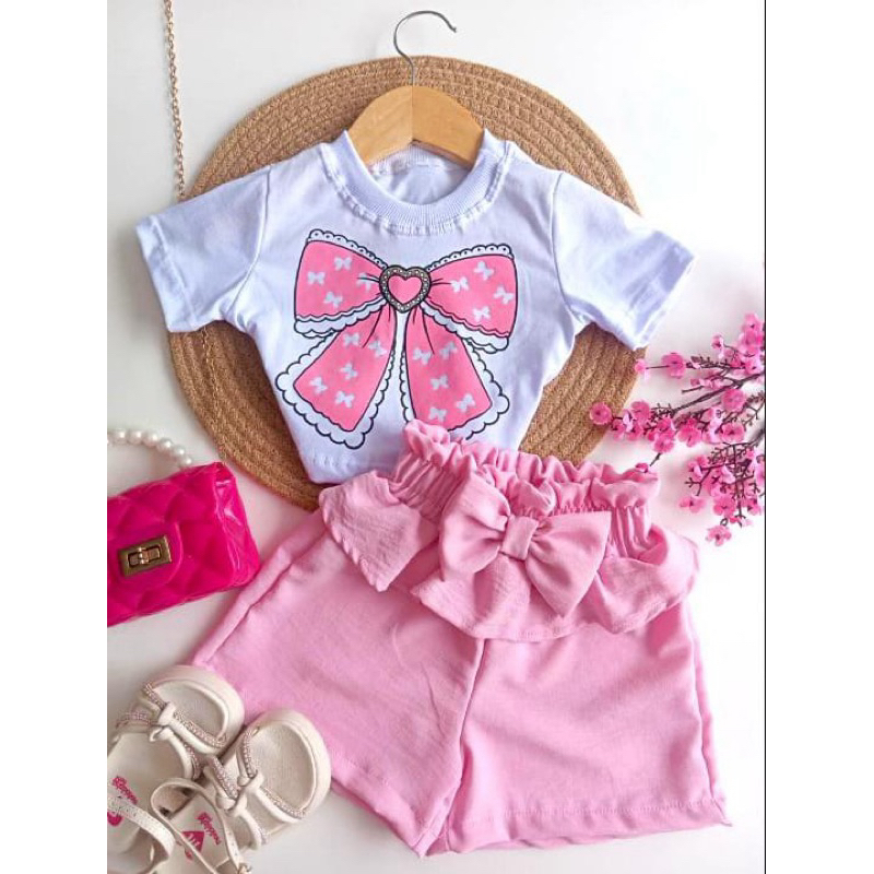 Conjunto Infantil Feminino Laço! — imagem 2 de 2