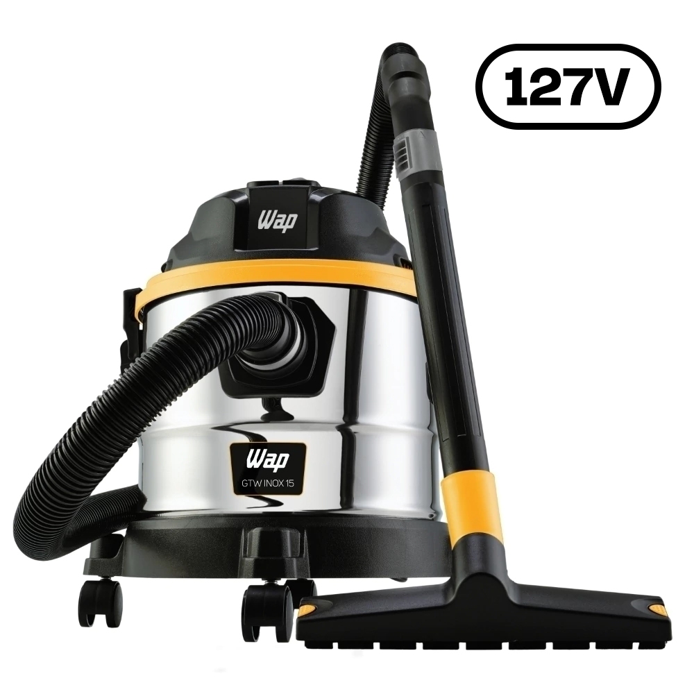 Aspirador De Pó e Água Wap GTW INOX 15 1700w - 127V
