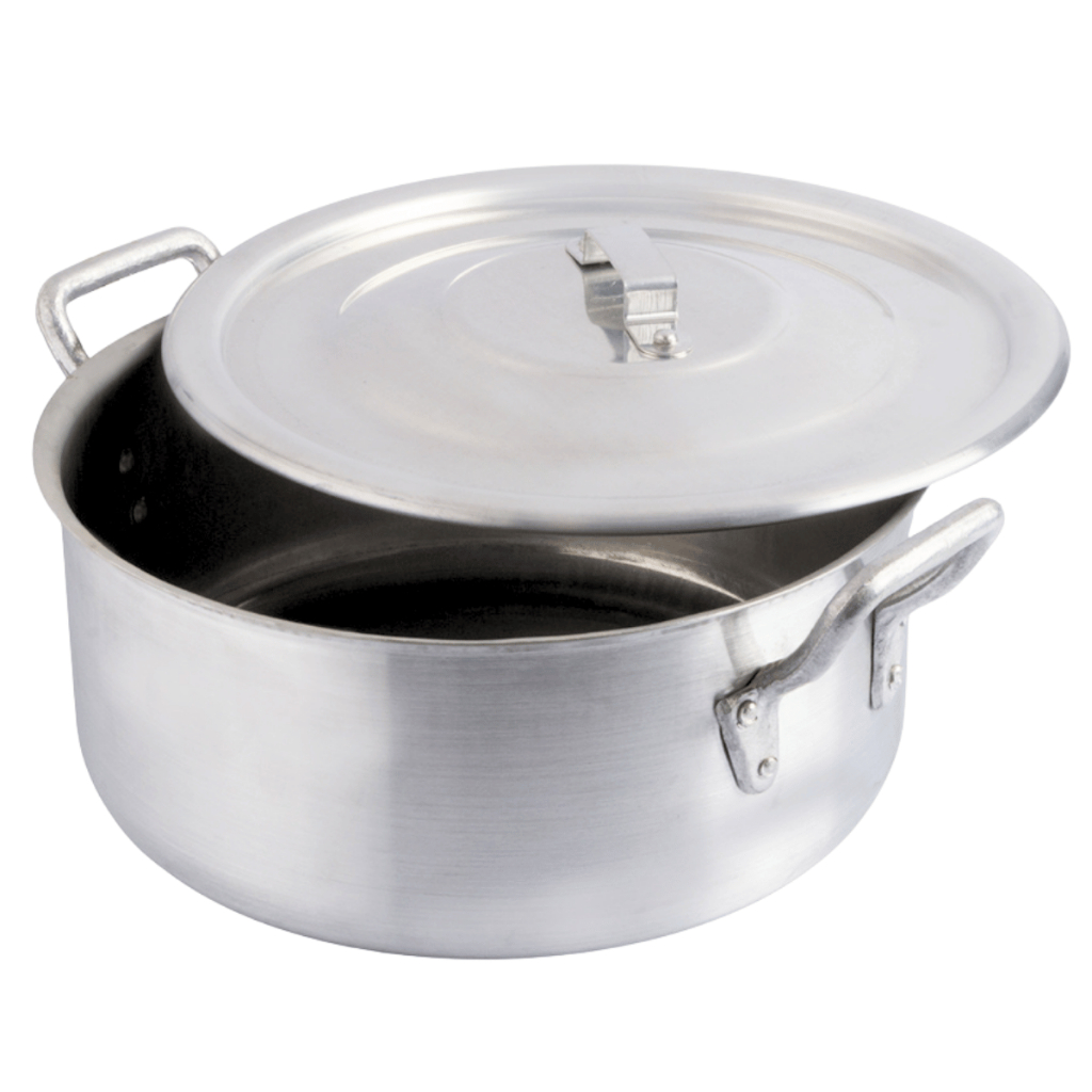 Panela Caçarola Aluminio Polido Profissional 26Cm 6L Nacional