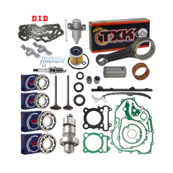 Kit Biela Completa TXK Fazer 250 Lander 250 Valvulas Comando Corrente DID Vela Iridium