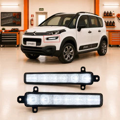 Farol De Milha Neblina Led Drl Citroen Aircross 2016 2017 2018 2019 2020 2021