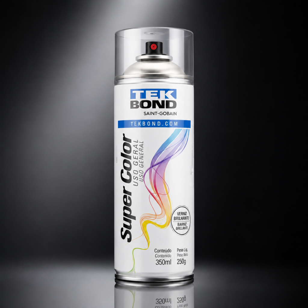 Verniz Spray Uso Geral 350ml Brilhante Tekbond
