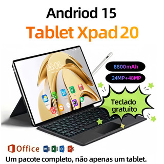 【Teclado e mouse gratuitos】Tablet XPAD20 16GB+512 GB de ROM Tela HD de 11.6 polegadas Android5G