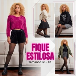Meia Calça Peluciada Adulto Térmica Forrada Grossa Cintura Elástica Inverno Feminina Quente Conforto