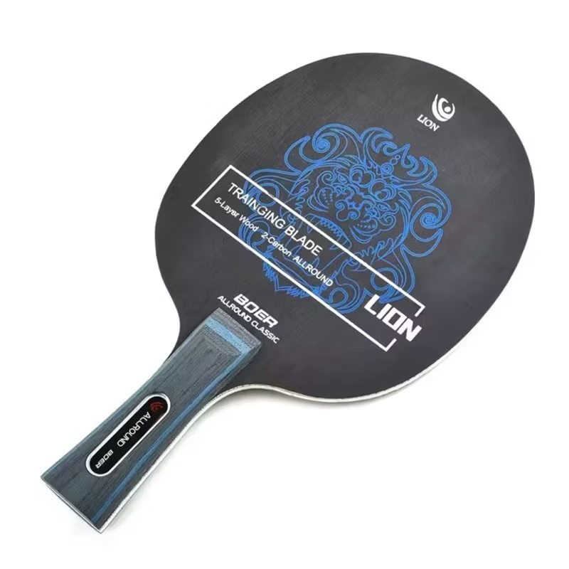 Lâmina de tênis de mesa BOER LION original, raquete de carbono tipo allround, raquete de pingue-pongue
