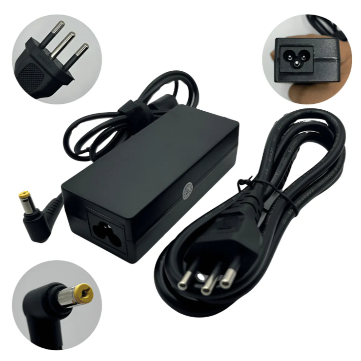 Fonte Acer para notebook, pino amarelo 19V 3.42A (65W)