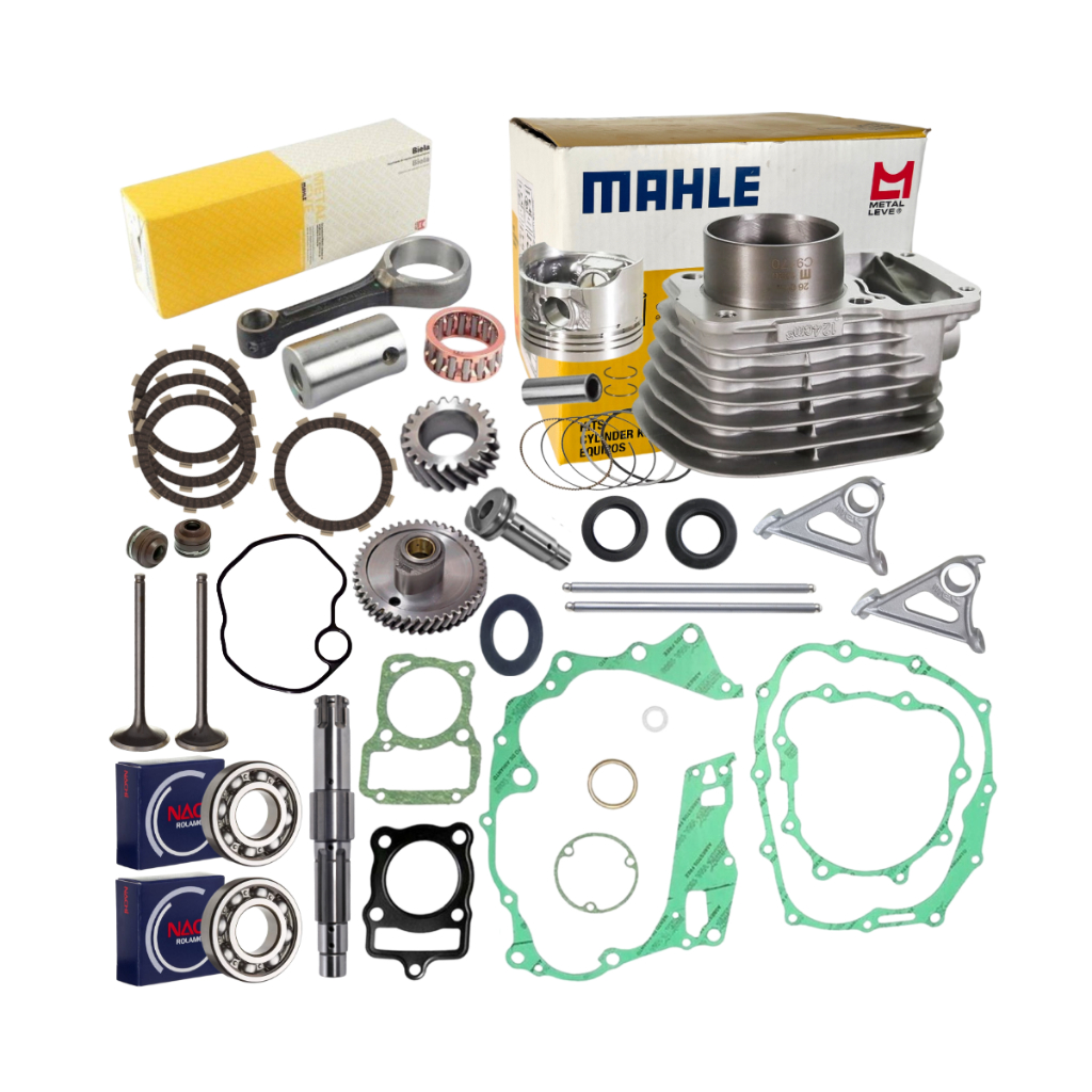 Kit Força Motor Titan 2002 Fan 125 Até 2008 Comando Biela