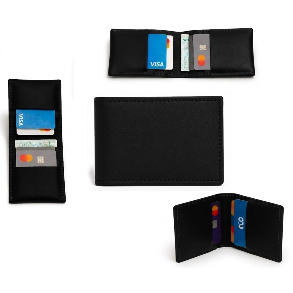 Kit 30 Carteiras Porta Cartões Para Revenda Slim CNH Cartões Compacta Brindes