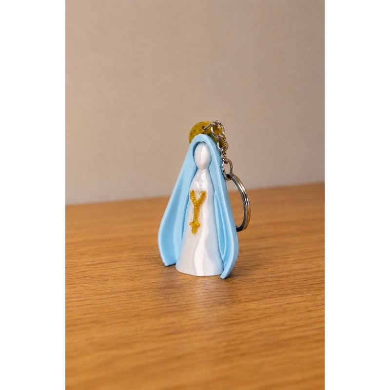 Chaveiro Nossa Senhora Aparecida - impressão 3D - Artesanato - personalizado - decoração.