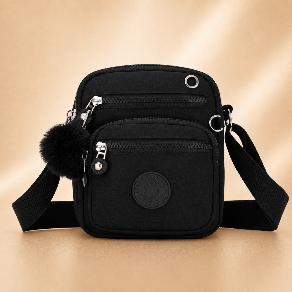 Bolsa Feminina Pequena Transversal Porta Celular Impermeável Nylon