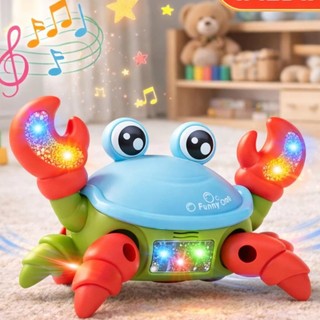 Caranguejo Brinquedo Fujão Musical Som Luz E Movimento/WJ127