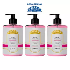 Kit 3 Unidades Sabonete Líquido Coala Home - Flor de Cacto - 500ml