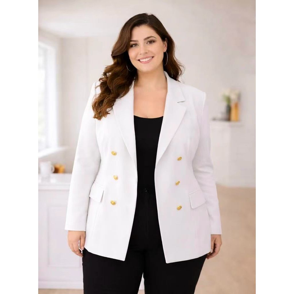 Max blazer plus size Tecido Alfaiataria Tamanho G1 G2 G3