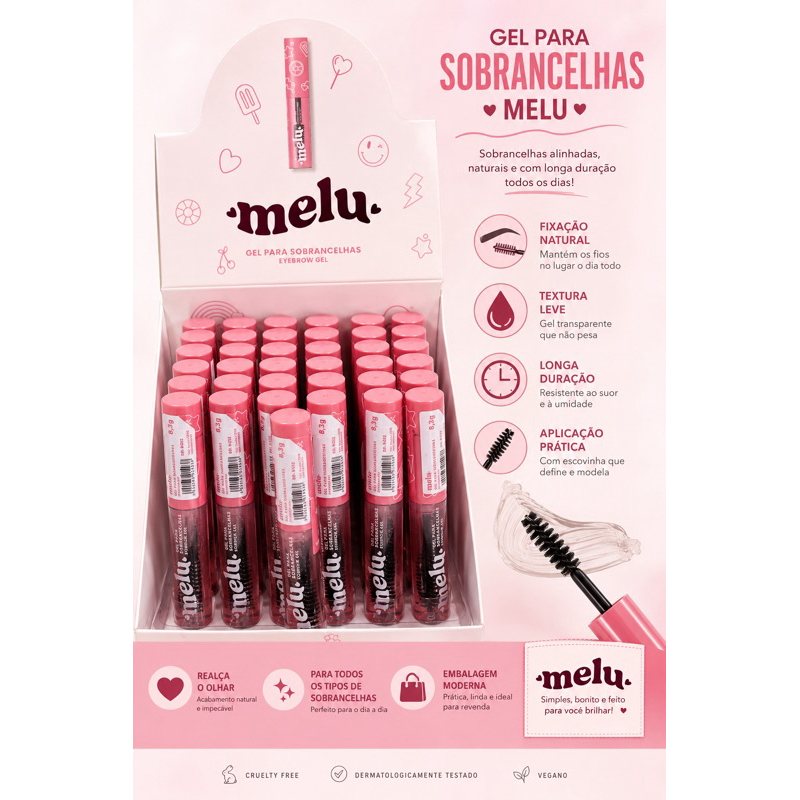 Gel Para Sobrancelha Melu By Ruby Rose RR-8422